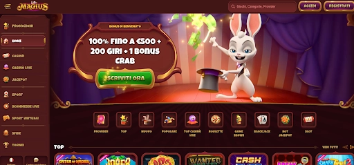 Magius - Slot Fantasy con RTP Elevato e Missioni a Tema