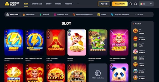 Rocketplay - Casinò Crypto-Friendly con Slot e Game Show